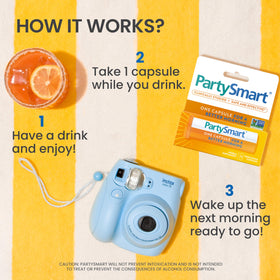 Himalaya PartySmart capsules dans un cadre festif