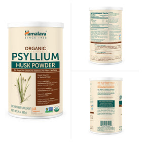 Himalaya Poudre de Psyllium Bio 24 oz en utilisation