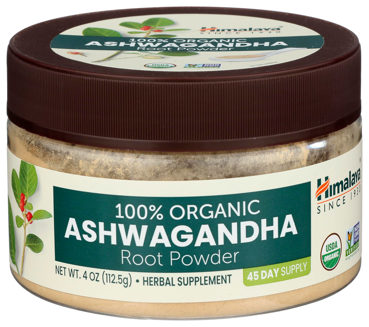 Himalaya Poudre de Racine d'Ashwagandha 181g en utilisation dans un smoothie