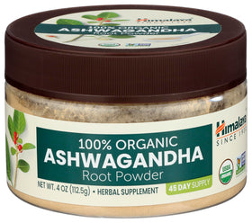 Himalaya Poudre de Racine d'Ashwagandha 181g en utilisation dans un smoothie