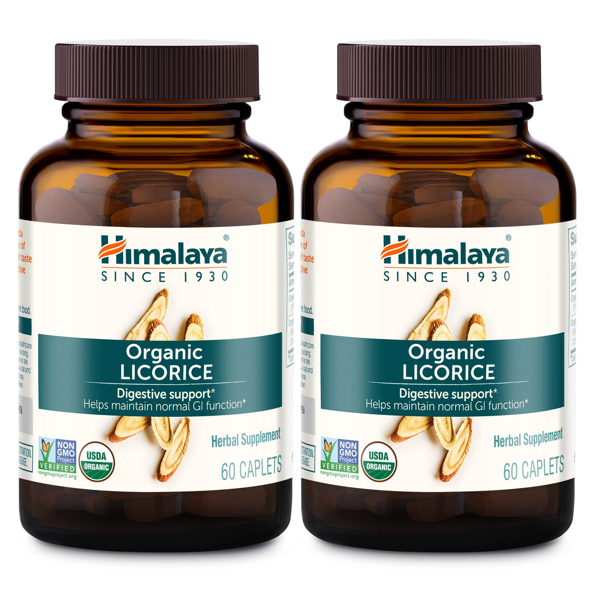 Himalaya Racine de Réglisse 60 comprimés vue de face