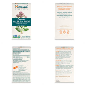 Himalaya Racine de Valériane Bio 1000 mg 60 Capsules ouvertes