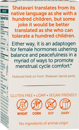 Himalaya Shatavari Bio 1300 mg back view