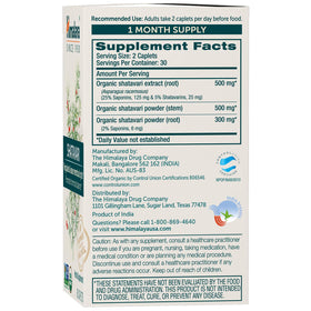 Himalaya Shatavari Bio 1300 mg packaging
