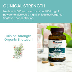 Himalaya Shatavari Capsules Bio, ingrédients et composition