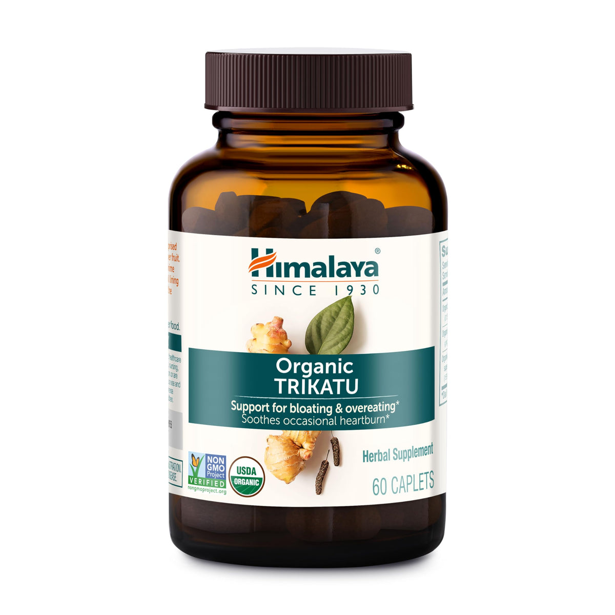 Himalaya Trikatu 60 comprimés végétaux bio, vue de face