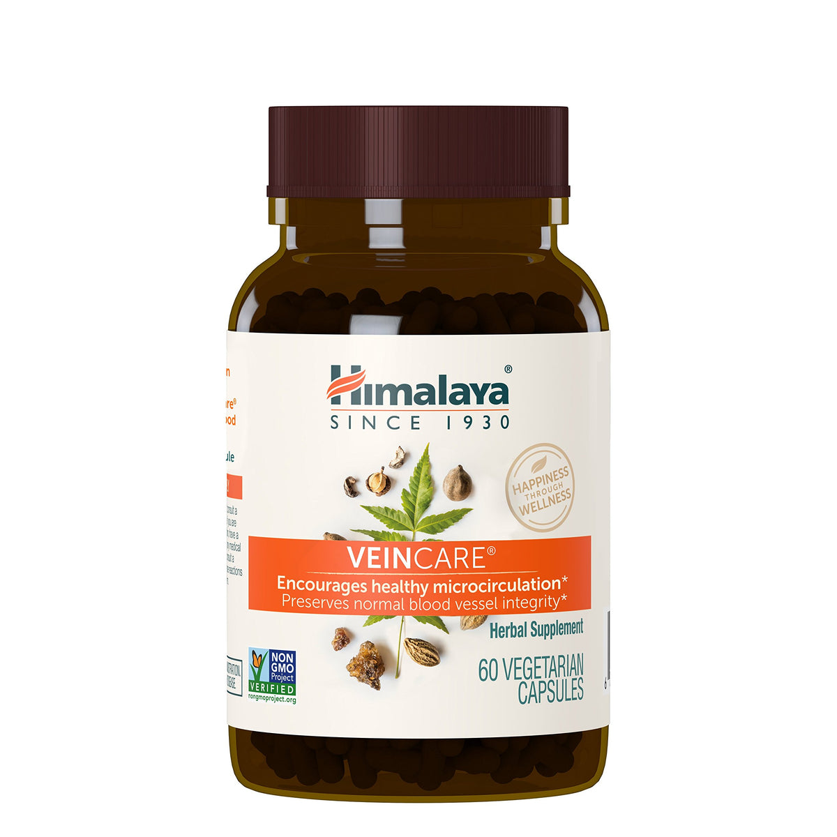 Himalaya VeinCare 300 mg 60 capsules vue avant de l'emballage