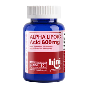 HINI Acide Alpha Lipoïque 600 mg bouteille vue de face