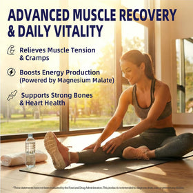 HiPlus Complément Alimentaire Magnésium Complexe 1200 mg - capsules végétaliennes