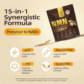 HiPlus Complément Alimentaire NMN 1500mg vue latérale