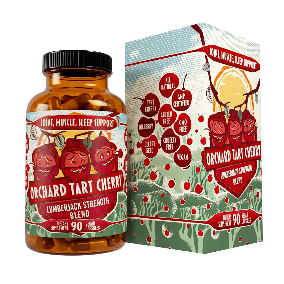 Hippie Farms Capsules Cerise Acide 68g - Vue avant