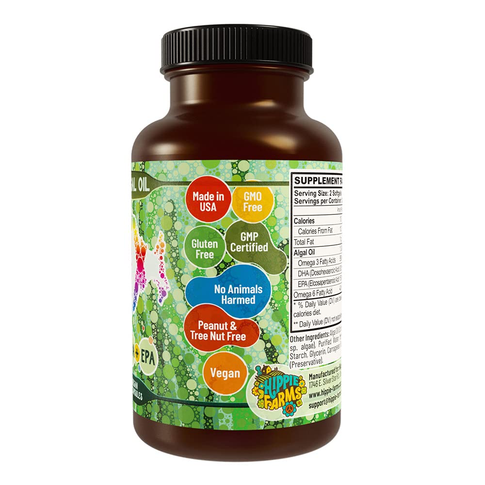 Hippie Farms Huile d'Algues Végétalienne 68g, en contexte de vie saine