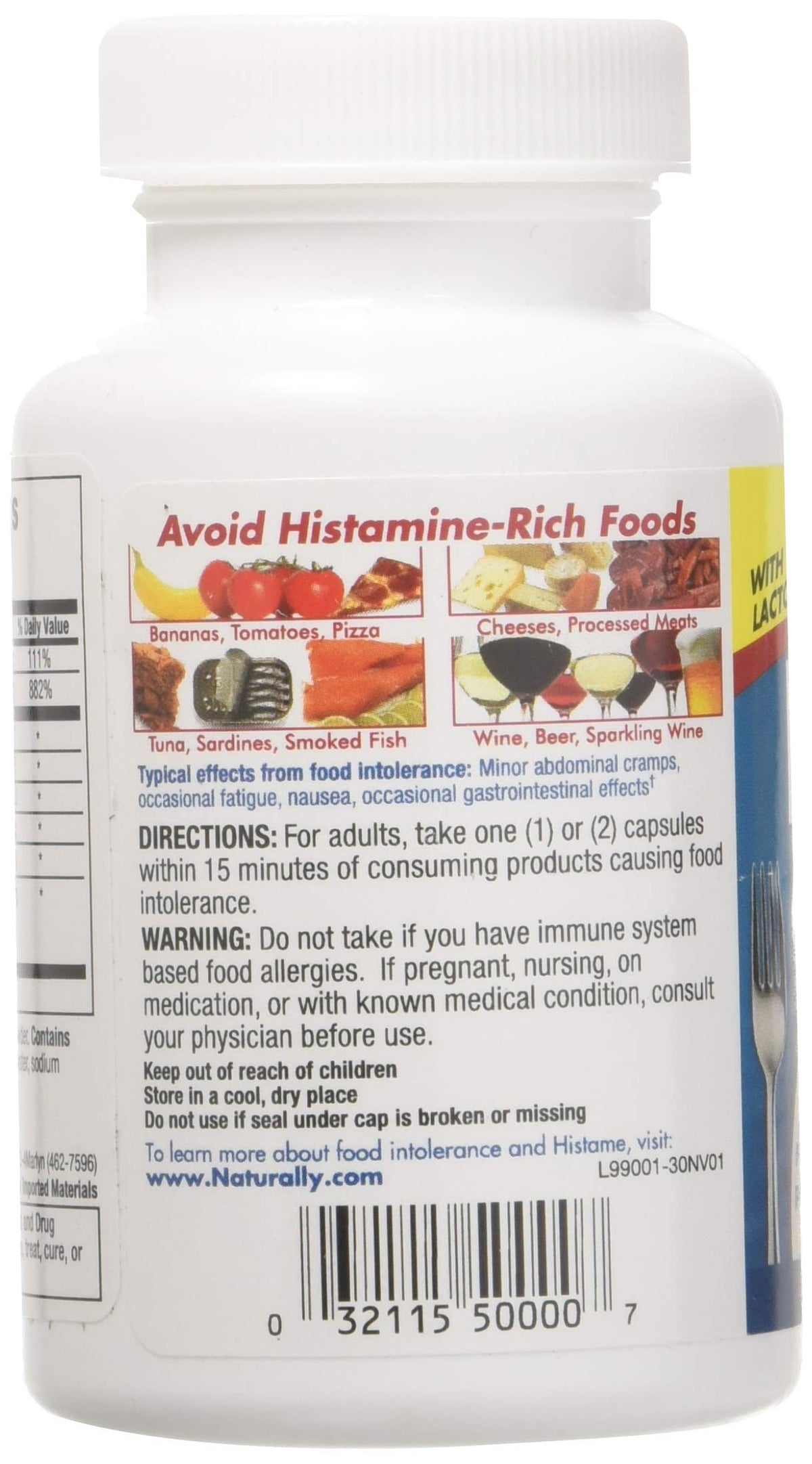 HISTAME complément alimentaire, emballage et capsules