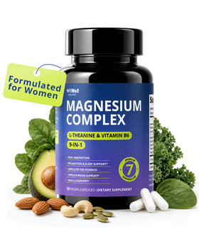 HiWell Absorfyx Complexe Magnésium Femme 90 capsules vegan vue avant