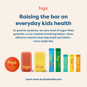 HIYA Complément Alimentaire Enfant stick pack sur une surface plane