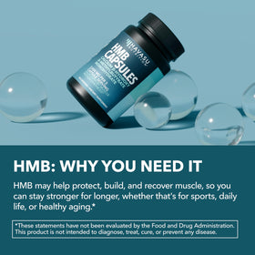 HMB HAVASU NUTRITION affichant les ingrédients sur l'arrière