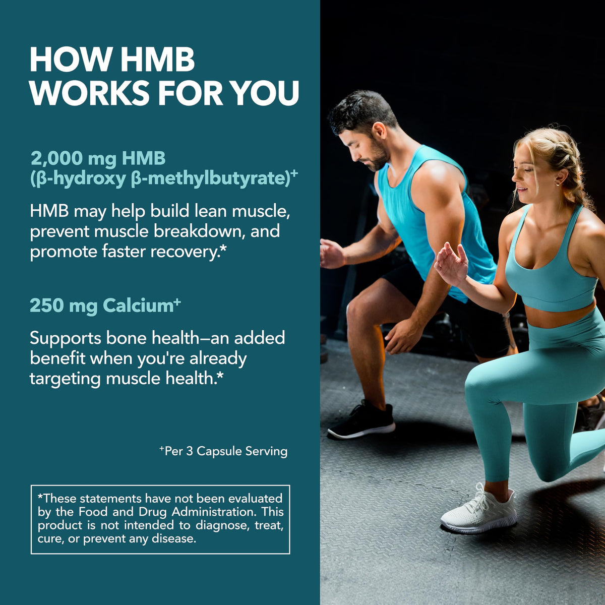 HMB HAVASU NUTRITION capsules sur une table