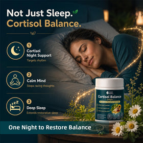 HMHDWelltra Compléments Alimentaires Cortisol 10-en-1 gélules ouvertes montrant la texture