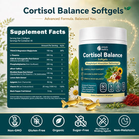 HMHDWelltra Compléments Alimentaires Cortisol 10-en-1 sur fond neutre