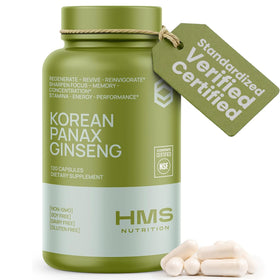 HMS Nutrition Ginseng Rouge Coréen 2000mg bouteille vue de face
