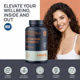 HMS Nutrition Vitamine C Liposomale 1600 mg capsule bottle
