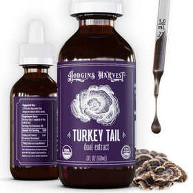 Hodgins Harvest Extrait de Champignon Turkey Tail 2 fl oz devant