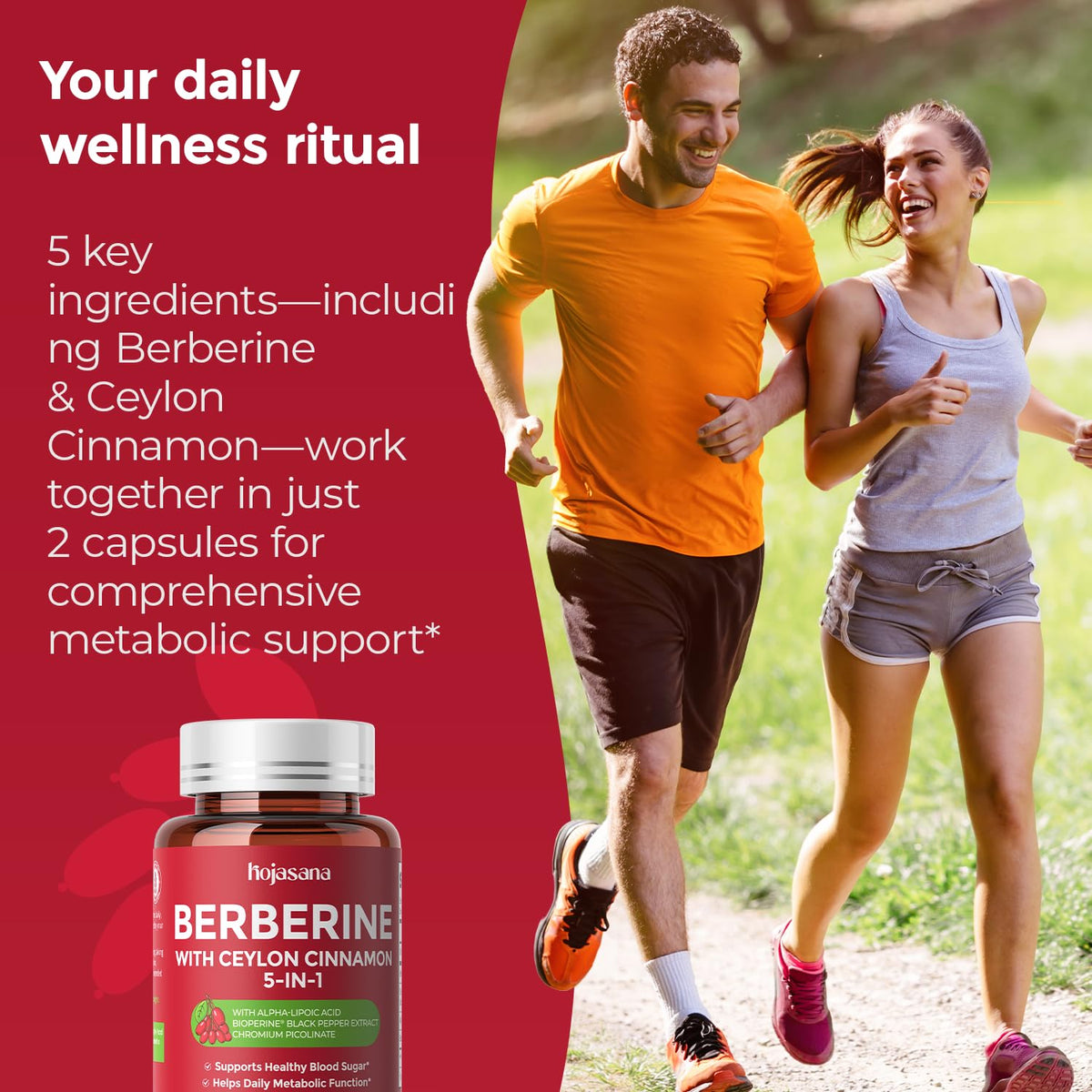 HojaSana Complexe Berbérine 500mg en utilisation quotidienne
