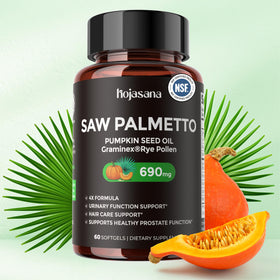 HojaSana Saw Palmetto 320mg gélules en vue de face
