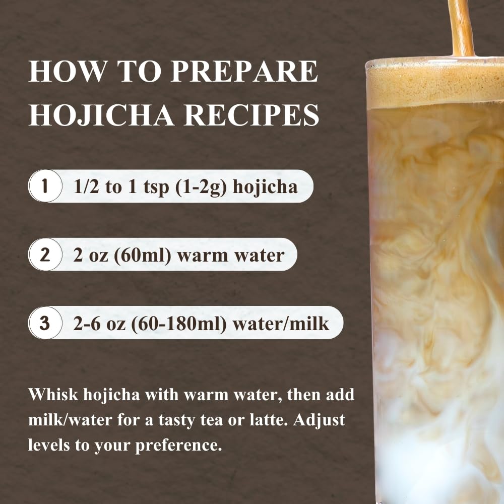 Hojicha YEDOENSIS avec des ingrédients frais pour smoothie