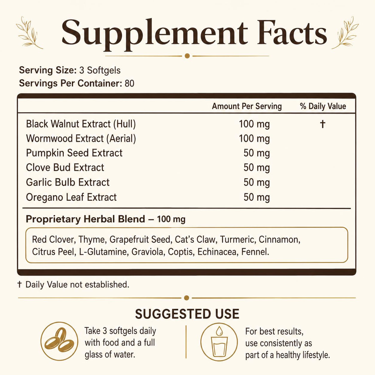 HOLIOR Complément Alimentaire 240 Gélules Softgels sur fond blanc