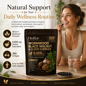 Holior Health gélules avec des ingrédients naturels