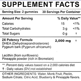 Holistic MD Gummies Volume Seminal 60 ct emballage