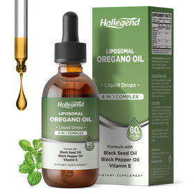 HOLLEGEND huile d'origan liposomale 60ML flacon avant