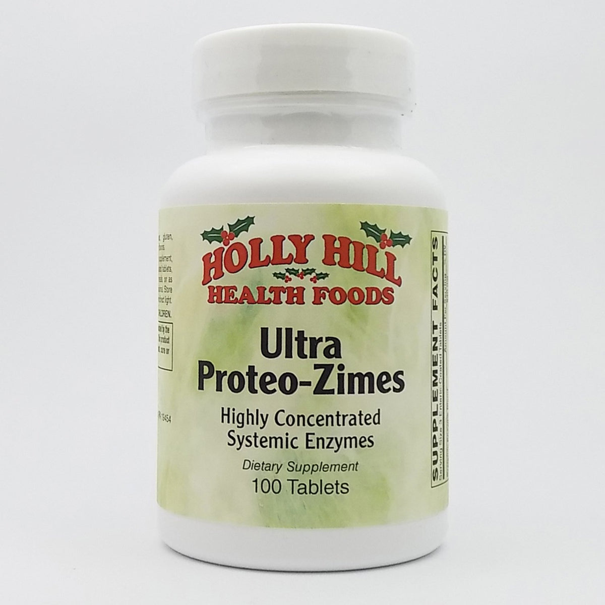 Holly Hill Health Foods Ultra Proteo-Zimes 100 comprimés vue avant