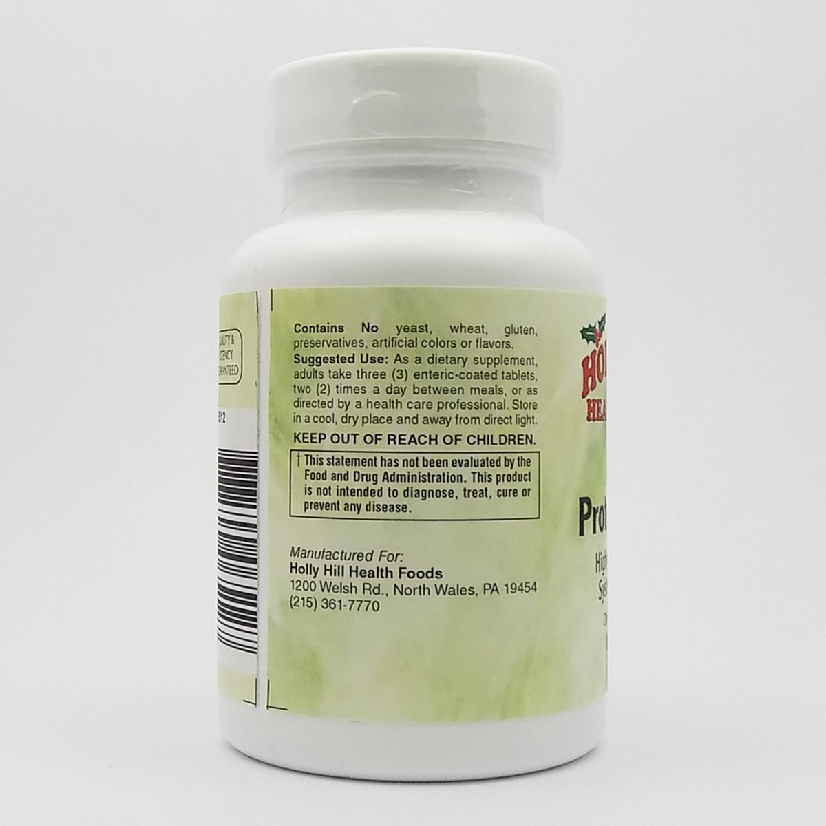 Holly Hill Health Foods Ultra Proteo-Zimes emballage et informations