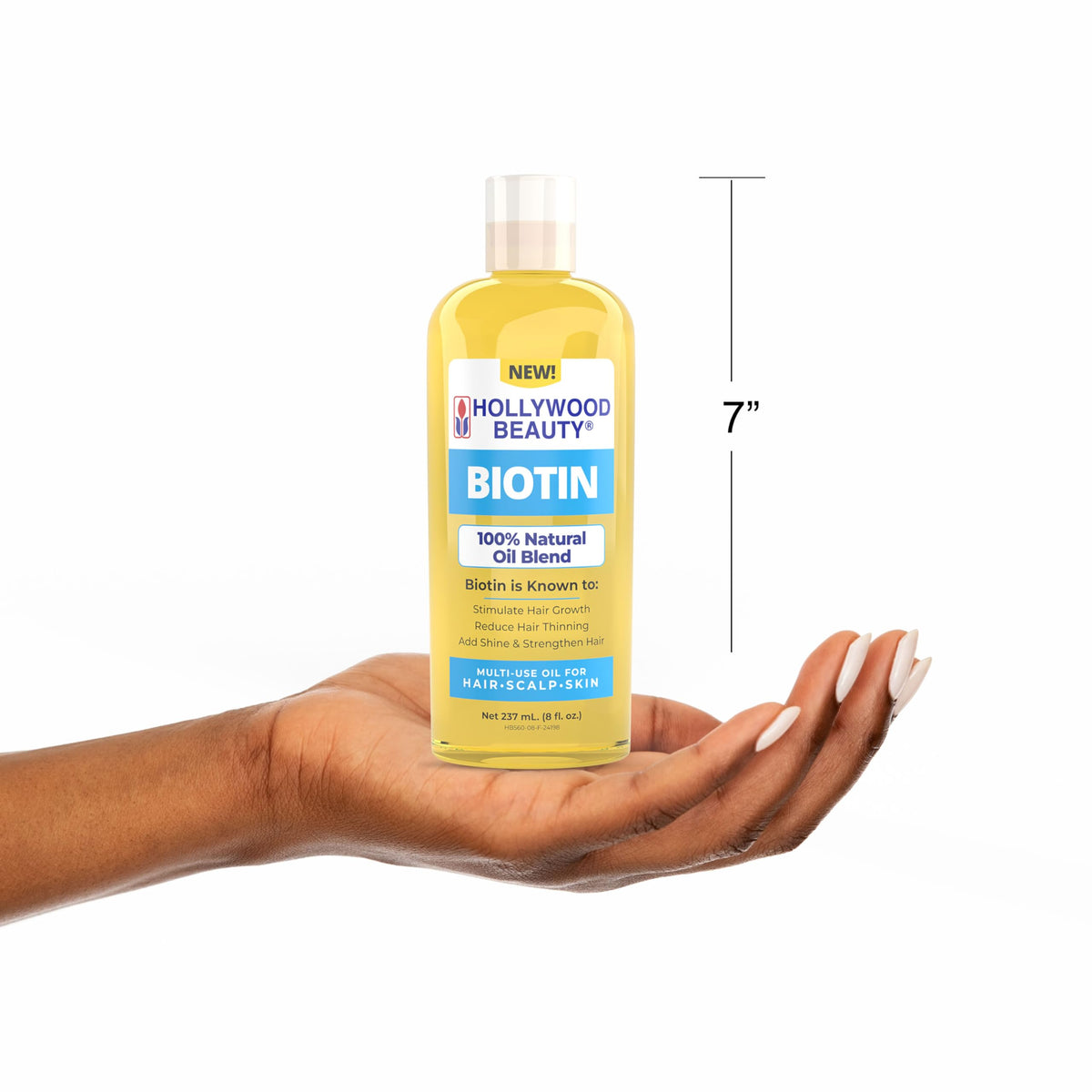 Hollywood Beauty Huile de Biotine 240 ml près d'accessoires de beauté