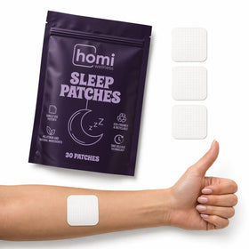 Homi Wellness Patches de Sommeil vue avant avec emballage