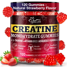 Hoozzch Gummies de Créatine Fraise vue de face