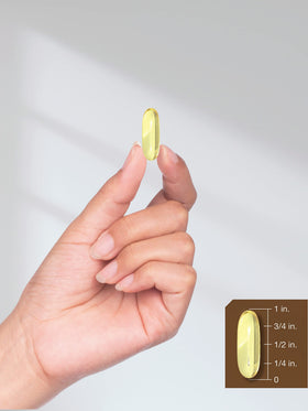 Horbäach Acide Caprylique 1320mg 150 Capsules Molles sur table en bois