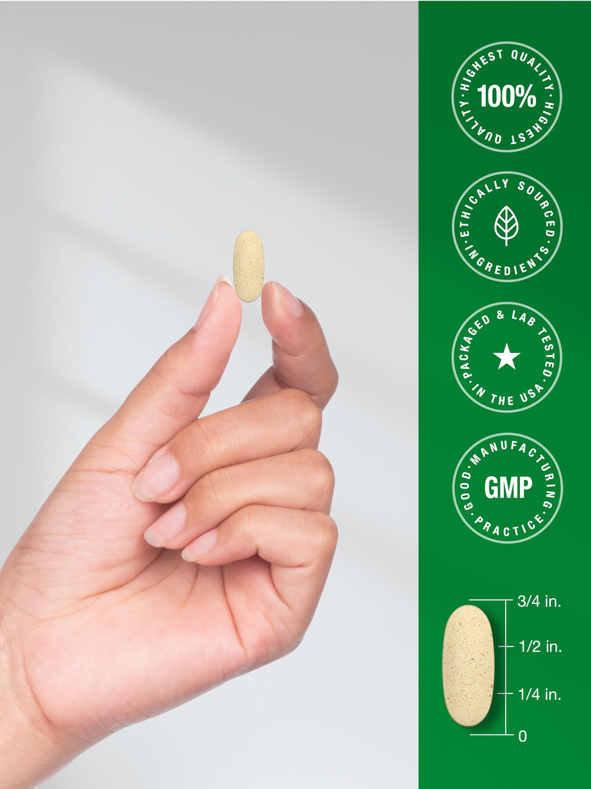 Horbäach Ashwagandha KSM-66 comprimés végétaux sur un fond neutre
