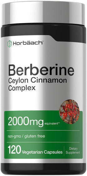 Horbäach Berbérine et Cannelle de Ceylan 120 gélules végétales vue avant