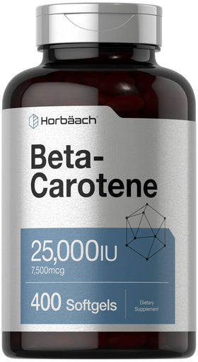 Horbäach Beta Carotène 25000 UI gélules vue de face