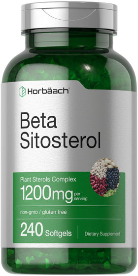 Horbäach Beta Sitosterol 1200mg capsules softgel front view