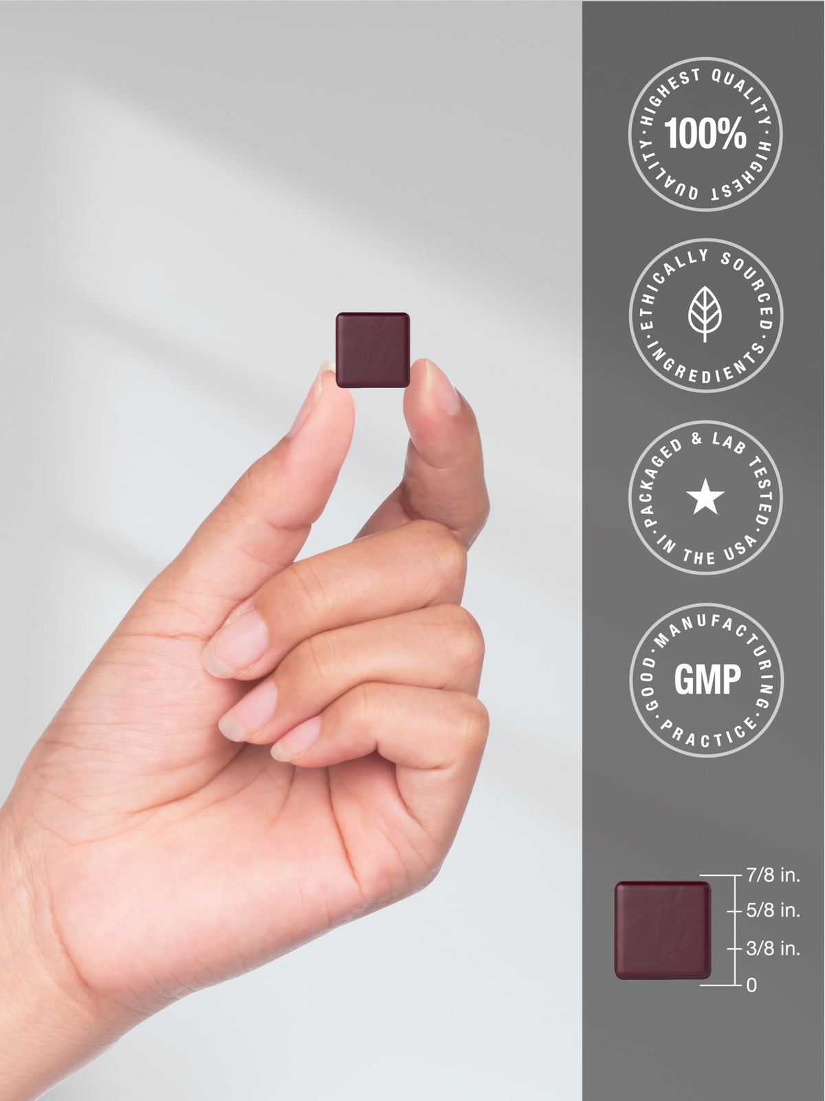 Horbäach Bonbons Tendres à la Betterave 500 mg Saveur Baie Mixte - vue aérienne