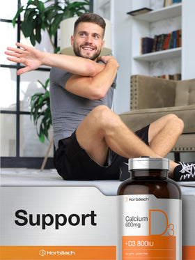 Horbäach Calcium 600 mg comprimés en gros plan