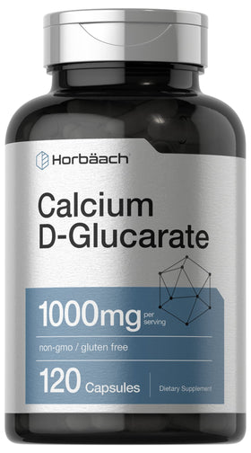 Horbäach Calcium D-Glucarate 1000mg 120 capsules vue de face