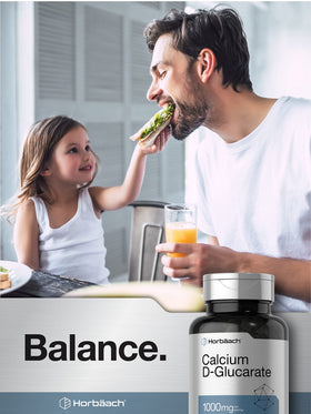 Horbäach Calcium D-Glucarate sur fond blanc