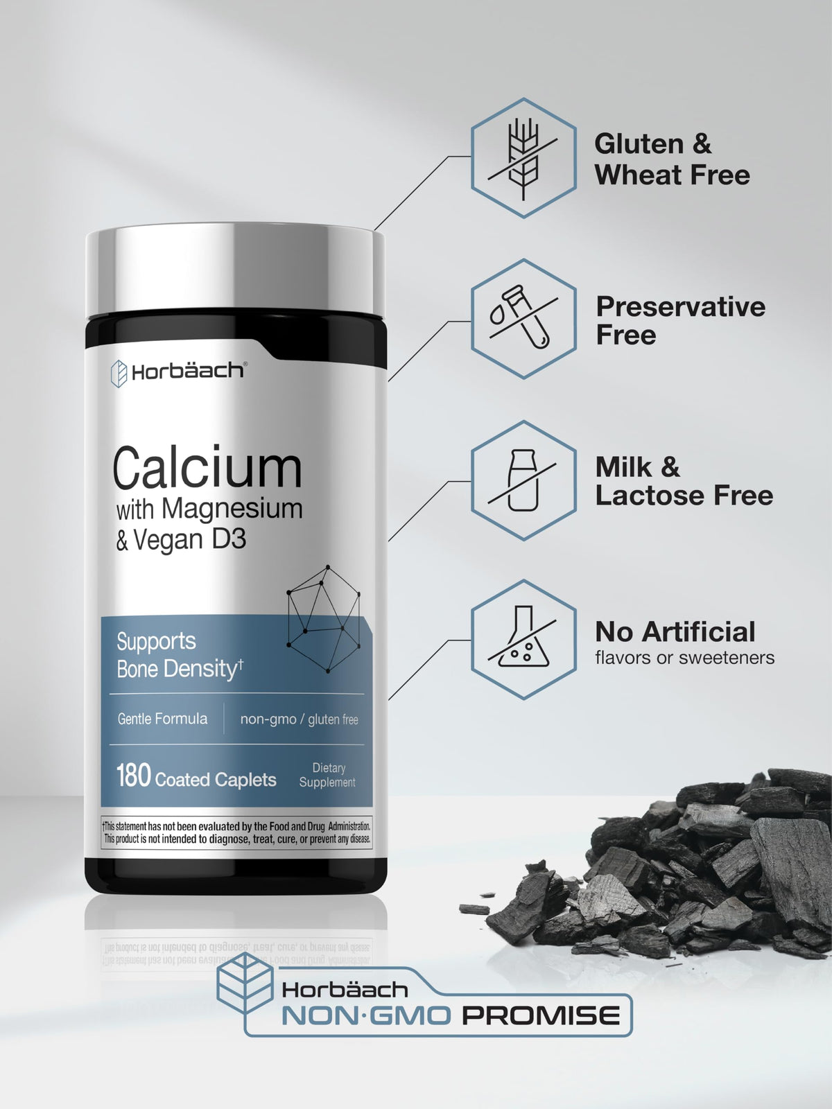 Horbäach Calcium Magnésium D3 avec d'autres compléments alimentaires