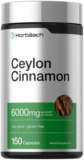 Horbäach Cannelle de Ceylan 150 capsules vue avant