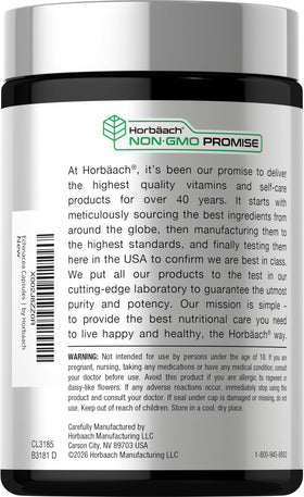 Horbäach capsules d'Echinacea ouvertes montrant le contenu